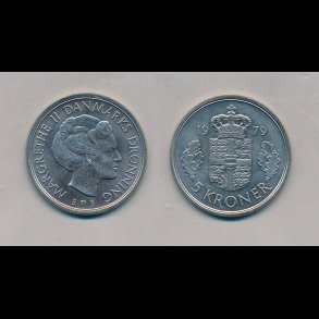 1979, 5 kroner, M,