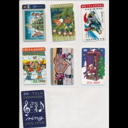 Julemrke-Receptkuverter, julemrke pins, julemrke telekort, julemrkeven merchandise, 5087,