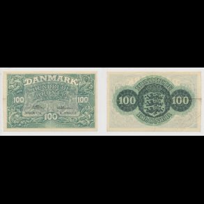 1958, 100 kroner, S, seddel, S 126, 1+,