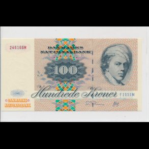 1995, 100 kroner, F1, seddel, S 143, 0,
