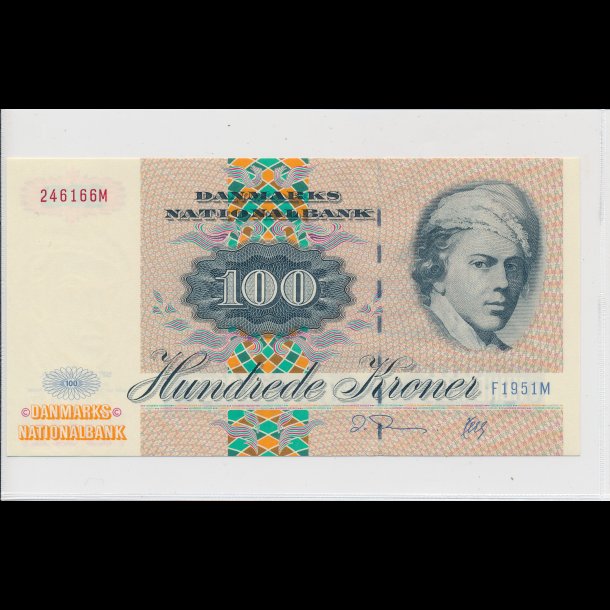 1995, 100 kroner, F1, seddel, S 143, 0,