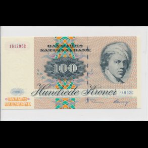 1995, 100 kroner, F4, seddel, S 143,  0,