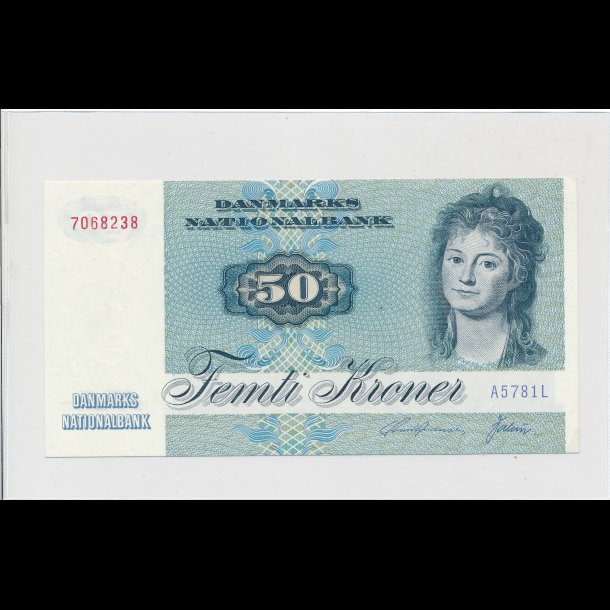 1978, 50 kroner, A5, seddel, S 141, 01,