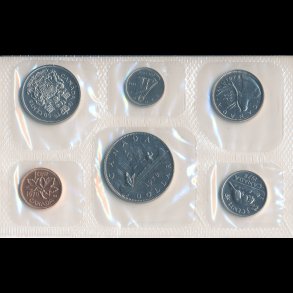 1978, Canada mntst, 6 forskellige mnter,