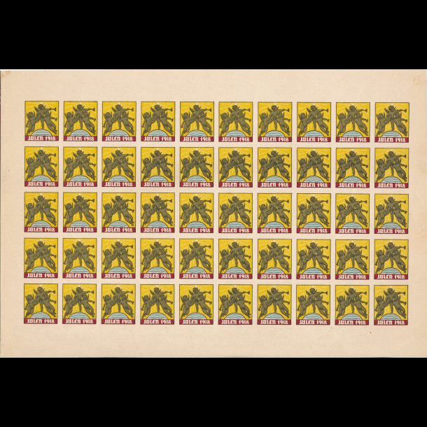1918, Engle blser basun, helark, ufoldet, utakket,