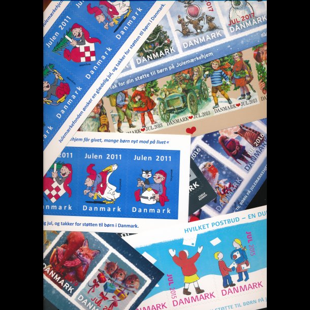 Lykkepose, samling mega, mrke, striber 2011 - 2020, samt overraskelse, 5118,