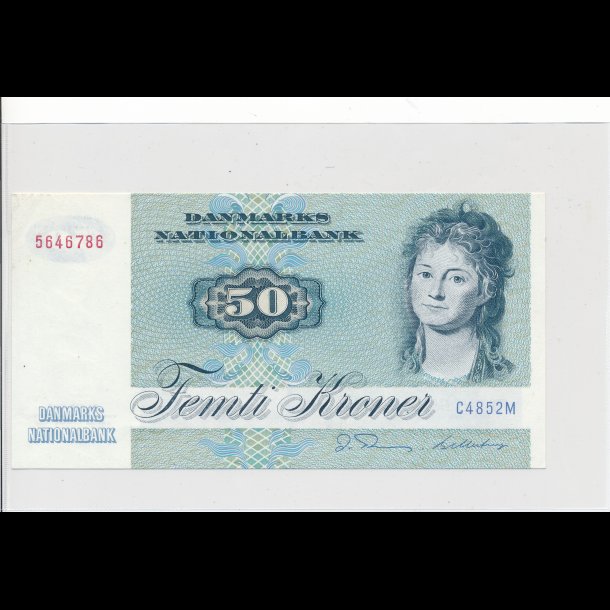 1985, 50 kroner, C4, seddel, 0 / 01,
