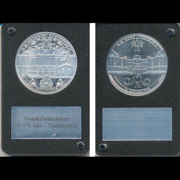 2024, Tronskiftemedaljen, 10 g slv, 