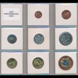 2010, Grnland, prvemnter, 25 re-50 kroner, 0, 