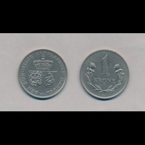 1964, Grnland, 1 krone, 01,