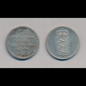 1848, Frederik VII, 20 skilling, S 13.3,