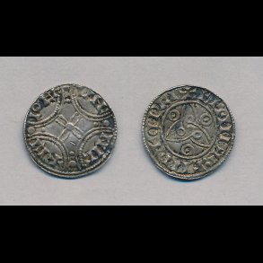 1047 - 1075, Sven Estridsen, pennig, Roskilde, 1+ / 01,