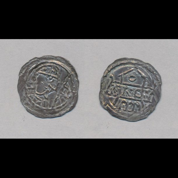1103 - 1134, Niels, pennig, Roskilde, 1+ / 01