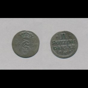 1694, Christian V, 2 skilling, 1,