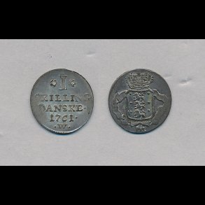 1761, Frederik V, 1 skilling, 01,