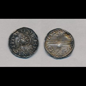 1042 - 1047, Magnus den Gode, pennig, Lund, m�ntmester Lefsi, 01, Hbg 1