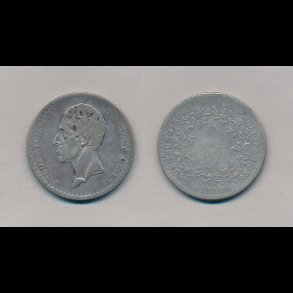 1830, Frederik VI, Lauenborg, 2/3 thaler / zweidrittel,