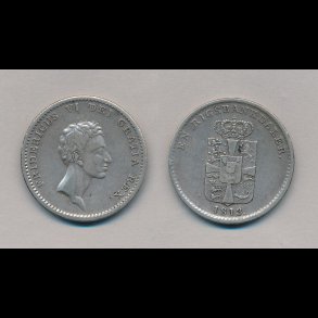1813, Frederik VI, 1 rigsbankdaler, 1+, H 24B, 