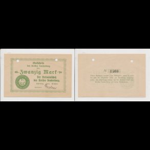 Kreis Sonderburg, 20 mark, 0, 10/25