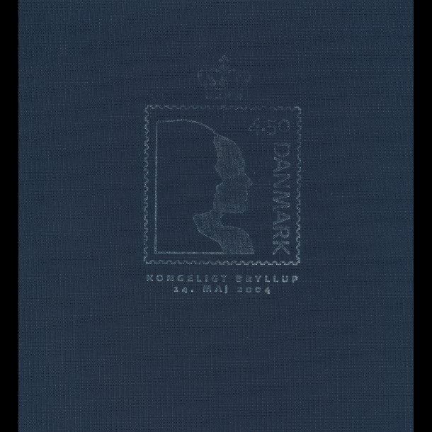 2004, Kongeligt Bryllup 14. Maj 2004, postpris 144.-kr, bl omslag,