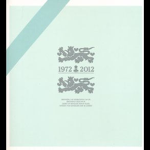 2012, Dronning Margrethes 40 �rs jubil�um, s�rmappe,