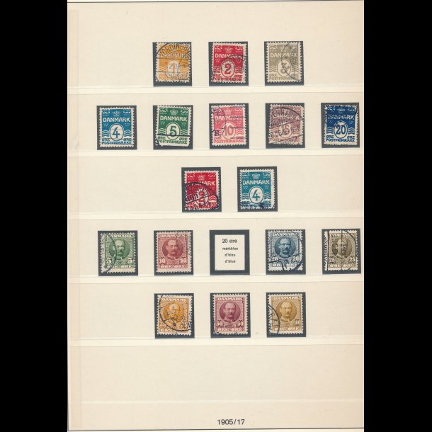 Danmarks samling i 2 Lindner album, 1851 - 1994, ej komplet, 5132