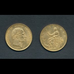 1873, Christian IX, 20 kroner, 01, guldmnt,