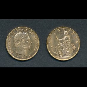 1900, Christian IX, 20 kroner, 01, guldmnt, 