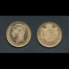 1910, Frederik VIII, 20 kroner, 0 / 01, guldmnt, lbnr 2,