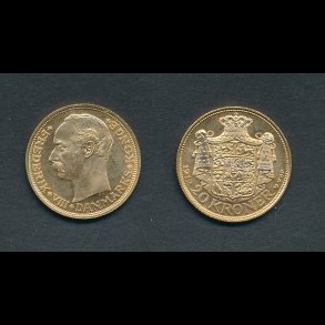 1912, Frederik VIII, 20 kroner, 0, guldmnt,