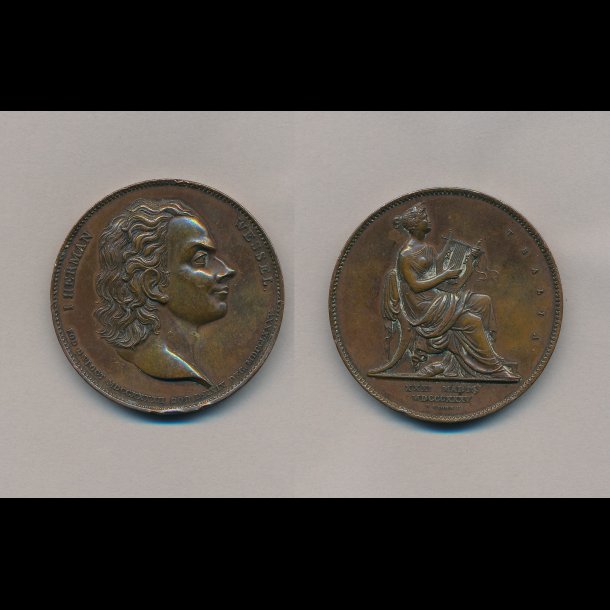 J. Herman Wessel, forfatter, medalje, pudset,