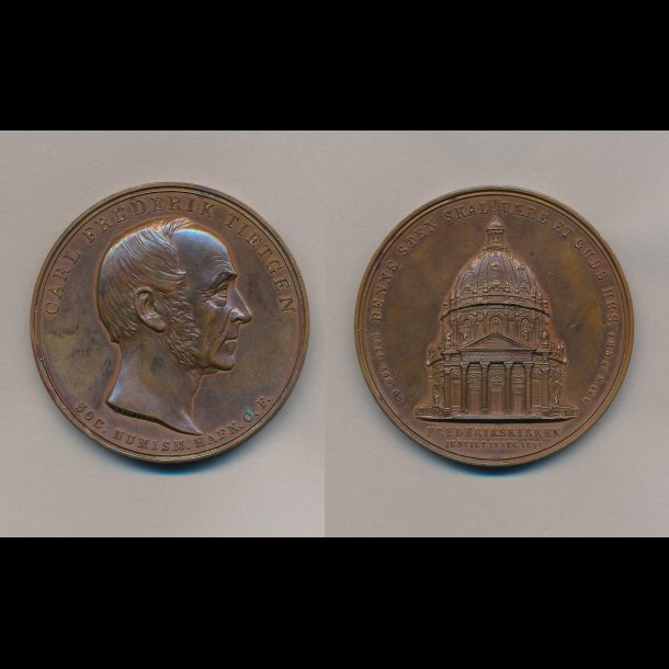 Carl Frederik Tietgen, bank- og industrimand, medalje,
