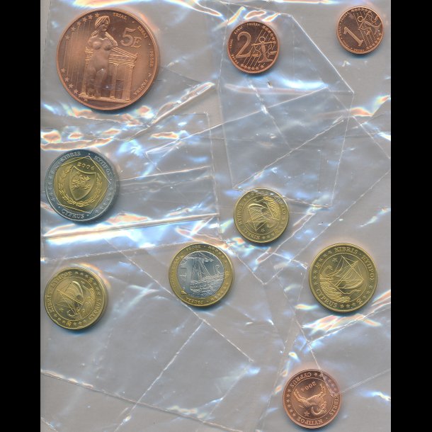 2003, Cypern, Euro pr�ve s�t, 9 m�nter,