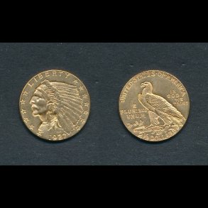 1927, USA, Indian head, 12,5 dollars, 01,