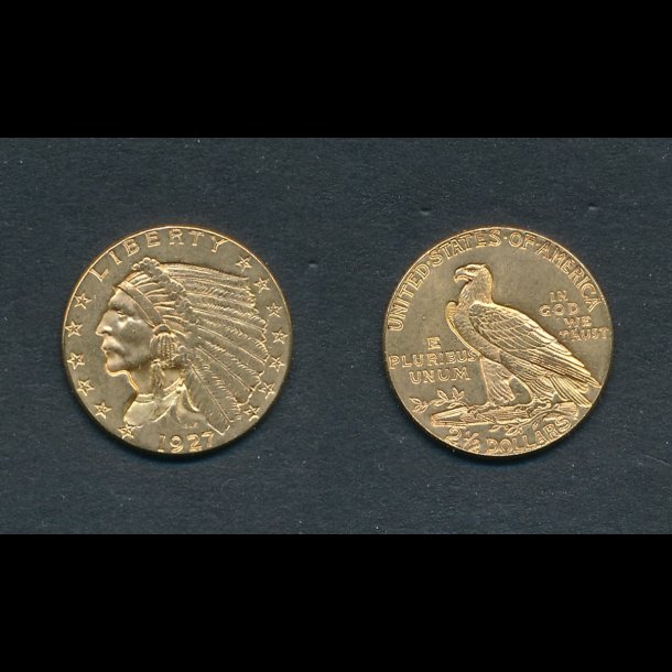 1927, USA, Indian head, 12,5 dollars, 01,