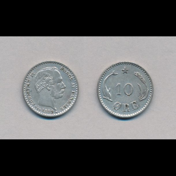 1899, 10 �re, 1+, s�lv,