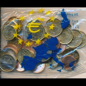 Holland, m�nts�t, blandede �rgange, total 11,35 euro,