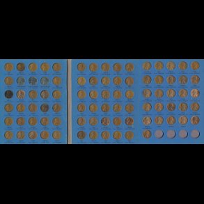 USA, 1941 - 1974, 1 cent, Lincoln cent, album