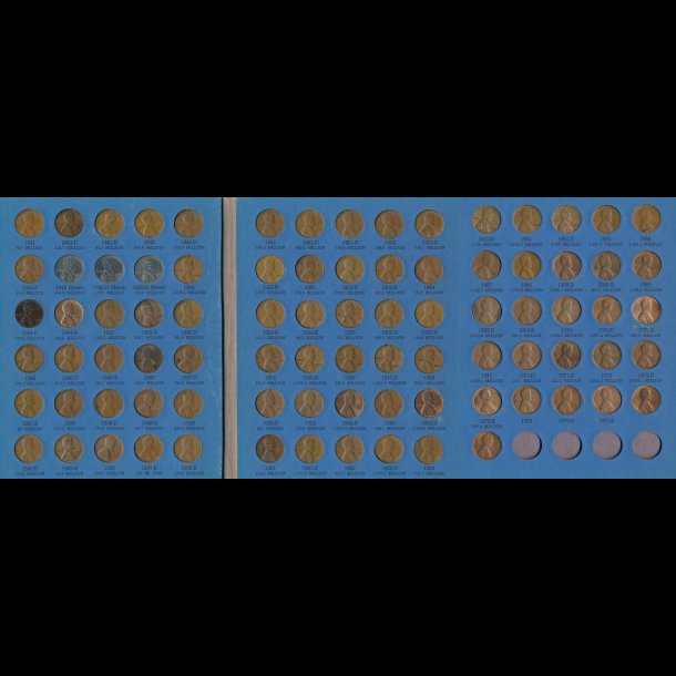 USA, 1941 - 1974, 1 cent, Lincoln cent, album