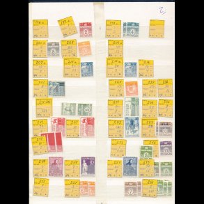 Frim�rke samling, AFA 245 x 2 stk, AFA 37 - 699, xx, indstiksbog medf�lger, 5158,
