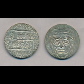 1970, 10 markkaa, 100 �ret pr�sident Paasikivi,