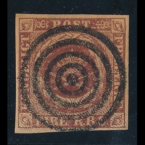 .1 Danmark, 1853, 4 rigsbank skilling, Thieles II. tryk II-59,