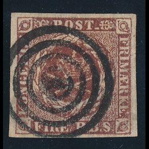 .1 Danmark, 1851, 4 rigsbank skilling, Ferslews tryk 