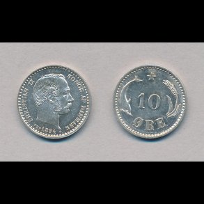 1894, 10 �re, s�lv, 0 / M,