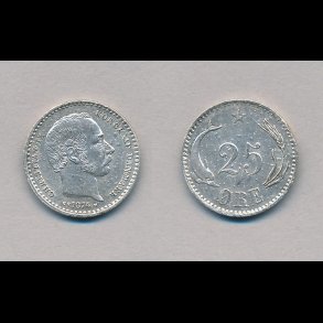 1874, 25 �re, s�lv, 1,