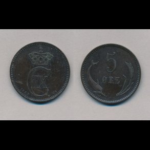 1882, 5 �re, 1+,