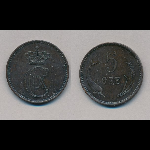1891, 5 �re, 1+,