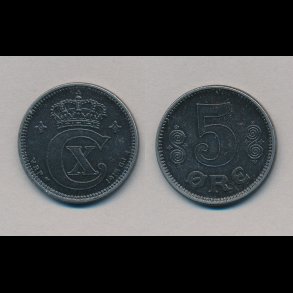 1918, 5 �re, 0 / 01, jern,