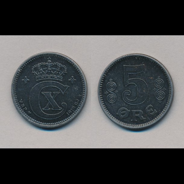 1918, 5 �re, 0 / 01, jern,