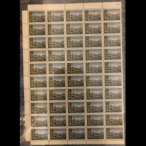 1923, F�ringb�d med f�r�ske fjelde i baggrunden, helark, foldet, nr 13,